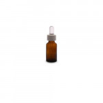 FRASCO   10 ml VIDRIO P18 TOPACIO C/TAPA P18 CUENTAGOTAS