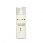 FRASCO  125 ml PE OVAL MINOXIDIL BLANCO C/PULVER. 10Ud